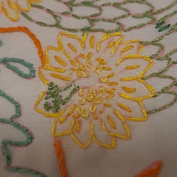 Vintage Hand Stitched Arazonia State Bird & Flower - Picture 7 of 16